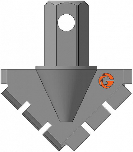 Долото шнековое лопастное ДП-65.25.Ш17 фото
