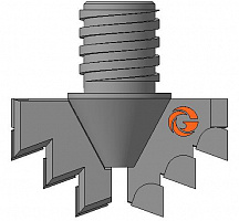 Долото шнековое лопастное Д2ЛК-112.57.Сп.28 фото