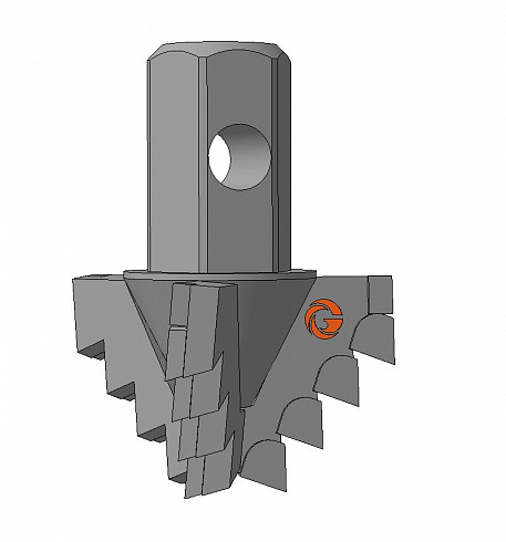 Долото шнековое лопастное Д3ЛК-76.36.Ш22 фото