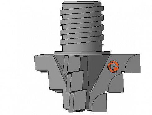 Долото шнековое лопастное Д3ЛП-76.36.Сп.28 фото