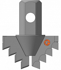 Долото шнековое лопастное Д2ЛК-135.60.Ш41 фото