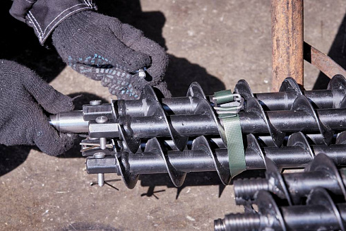 Шнек ШБ-100 L-1500 мм Ш27 фото